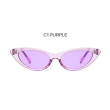 Load image into Gallery viewer, New Cat Eye Sunglasses Women Small Oval Sun Glasses Retro Vintage