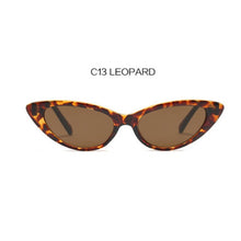Load image into Gallery viewer, New Cat Eye Sunglasses Women Small Oval Sun Glasses Retro Vintage