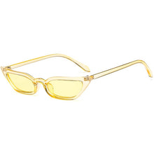 Load image into Gallery viewer, Cat Eye Yellow Sunglasses