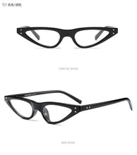 Load image into Gallery viewer, Small Triangle Sunglasses Cat Eye Sunglasses