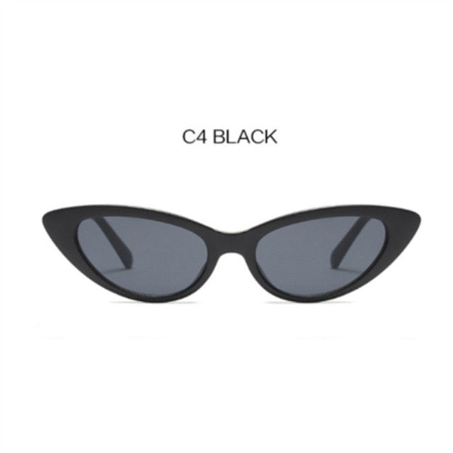Cat Eye Sunglasses Women Small Oval Sun Glasses